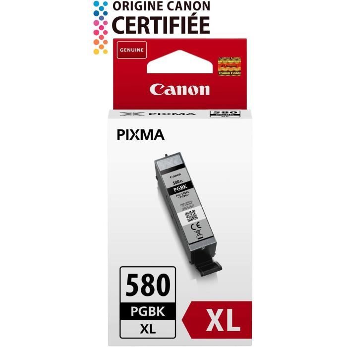 Cartouche d'encre Canon PGI-580PGBK XL (Noir pigmenté)