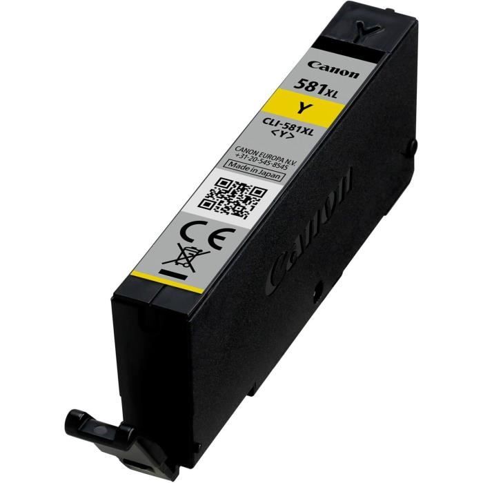 Cartouche d'Encre Compatible Canon CLI-581Y XL XL Jaune