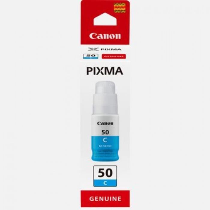 Canon GI 50 C - Cyan - original - recharge d'encre - pour PIXMA G5050, G6050, G7050, GM2050, GM4050