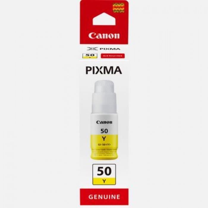 Canon GI 50 Y - Jaune - original - recharge d'encre - pour PIXMA G5050, G6050, G7050, GM2050, GM4050