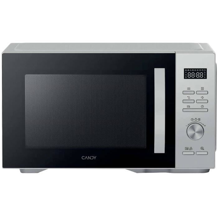 Micro-ondes Grill Candy  CMGA31W8DLS 900W 31L - Digital - 45 Menus - Argent