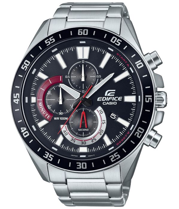 CASIO - Montre en acier inoxydable - EDIFICE - Gris