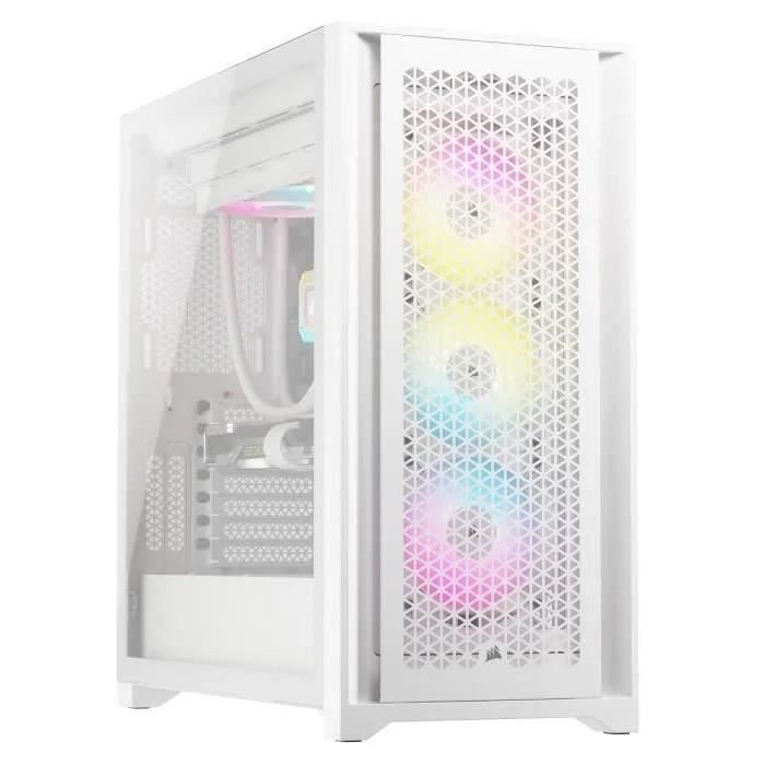 5000D RGB AirFlow - MT/Sans Alim/E-ATX - Blanc