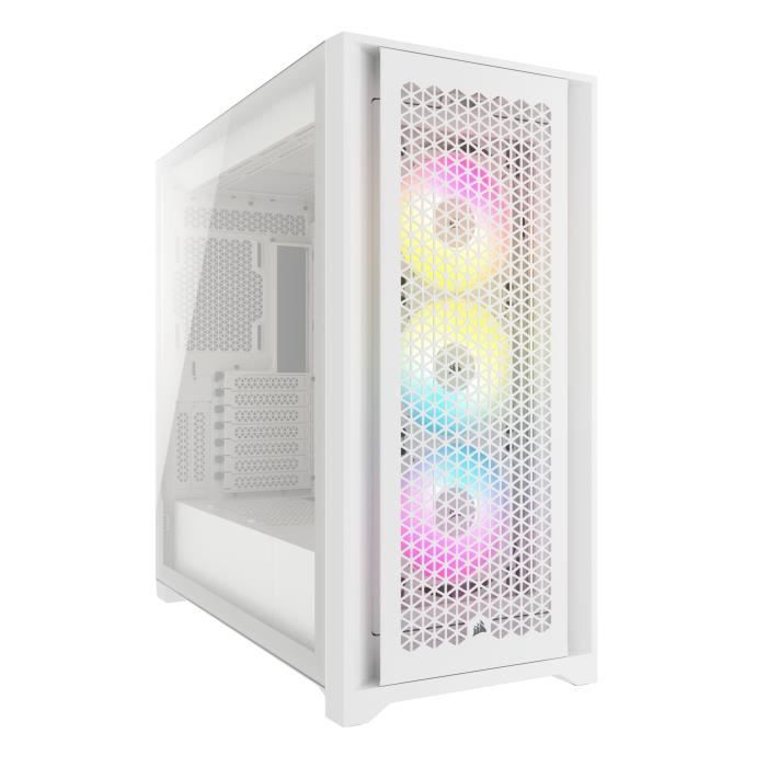 Frame 5000D RS ARGB Blanc - MT/Sans Alim/E-ATX#