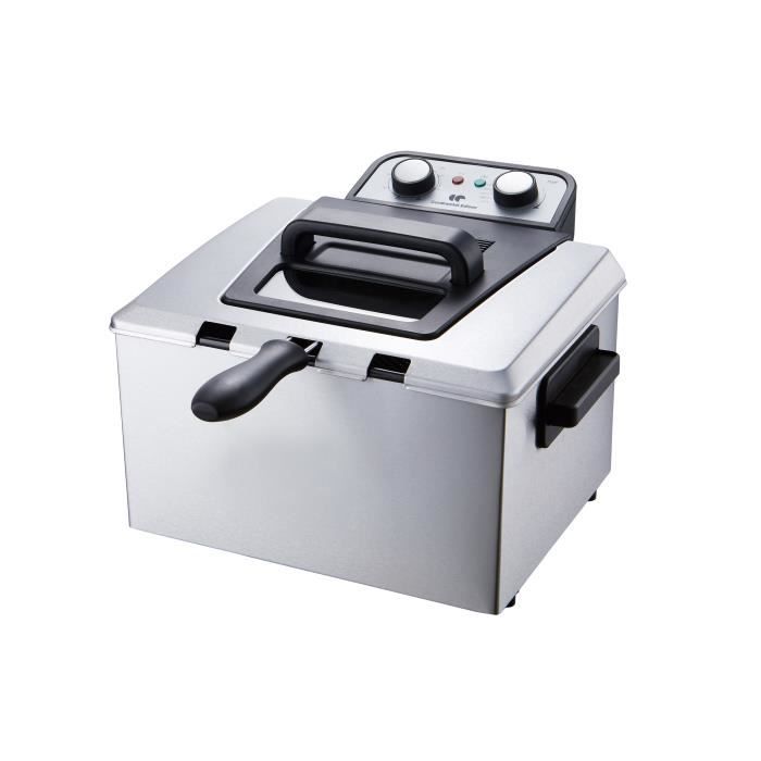 Friteuse Continental Edison CEFR5IN3P Gris 5 L