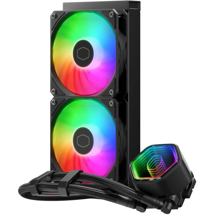 Kit Watercooling AIO Cooler Master MasterLiquid Core II RGB - 240mm (Noir)