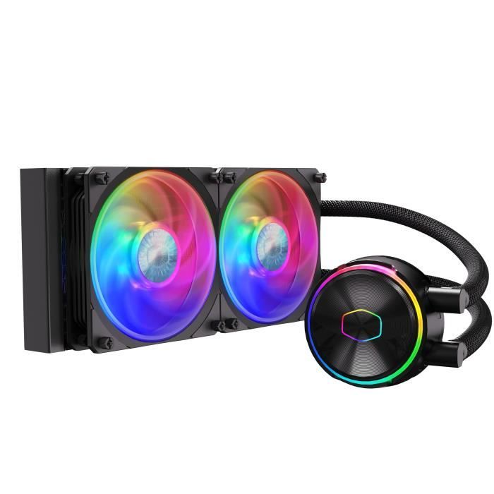 Kit Watercooling AIO Cooler Master MasterLiquid PL-Flux RGB - 240mm(Noir)