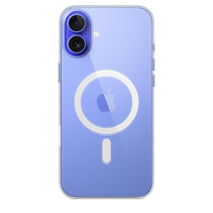 Apple - Coque de protection pour téléphone portable - compatibilité avec MagSafe - polycarbonate - clair - pour iPhone 16 Plus
