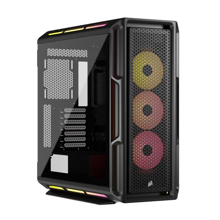 Boitier Moyen Tour E-ATX Corsair iCue Link 5000T LX RGB avec panneau vitré (Noir)