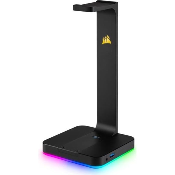 Support pour écouteurs Corsair CA-9011167-EU USBx2 Noir