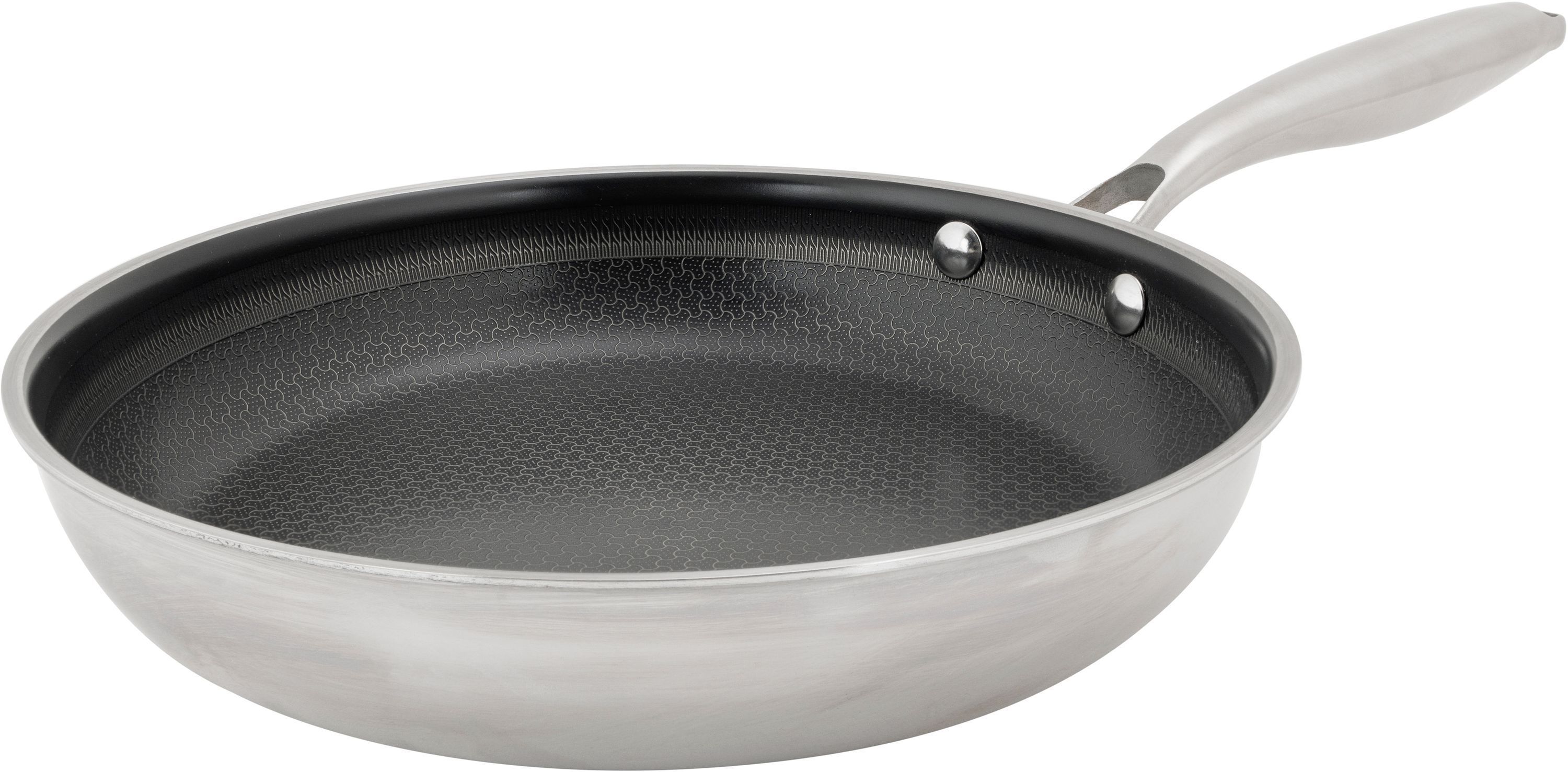 Poele - COSY & TRENDY - HEXAPRO - Acier inoxydable - Ø24 cm - Anti-adhésive - Tous feux dont induction