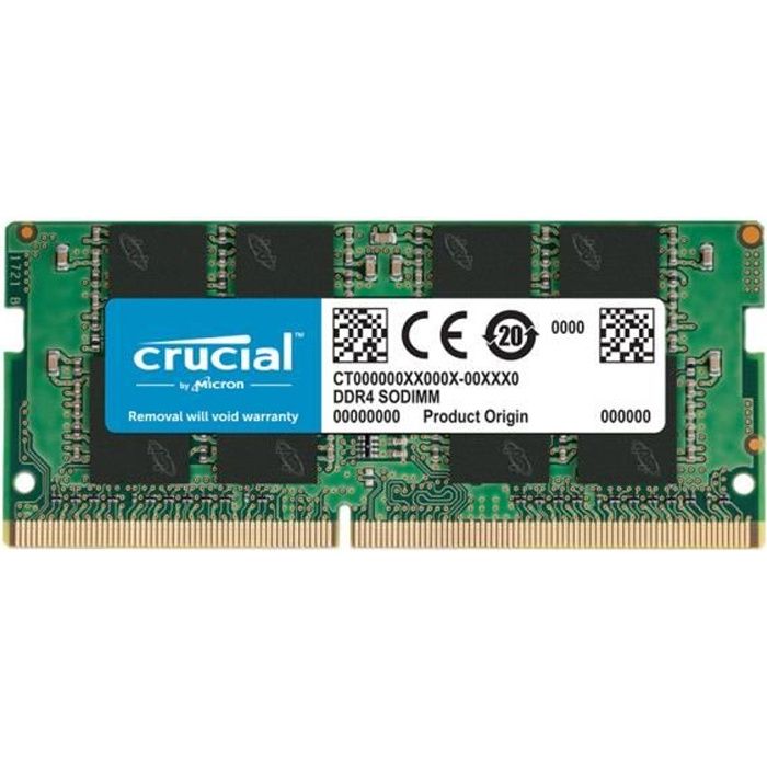 Mémoire RAM Crucial CT16G4SFRA32A 16 GB DDR4 3200 MHz CL22