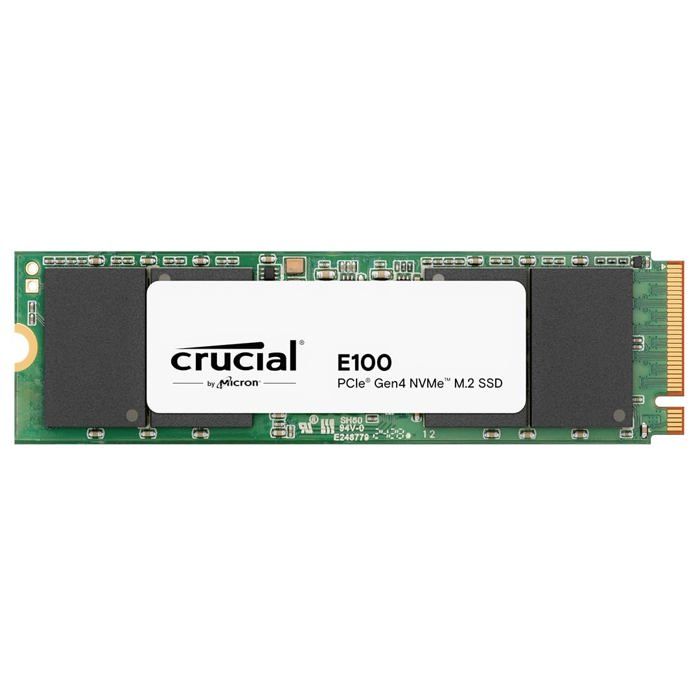 Disque SSD Crucial E100 480Go - M.2 NVMe Type 2280