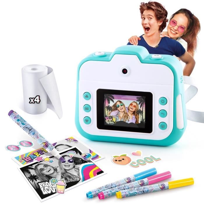 Canal Toys - Creator - Appareil Photo Instantané  CLK 001T Turquoise