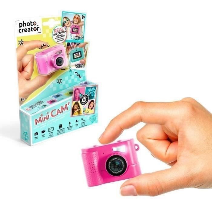 Canal Toys  Photo Creator  Appareil Photo et Vidéo Numérique Mini Cam'  Compact - avec Porte-clé et Carte SD 1Go Incluse  CLK 06