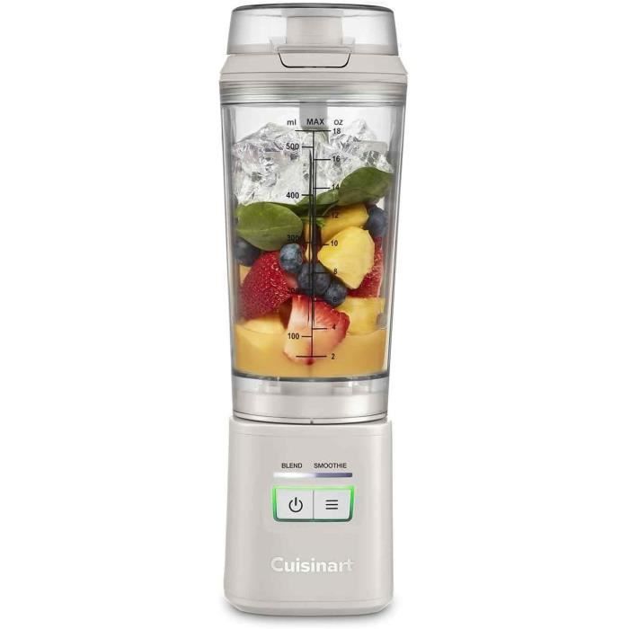 Bol mixeur Cuisinart PBL100E Blast&Go 120 W Blanc 500 ml