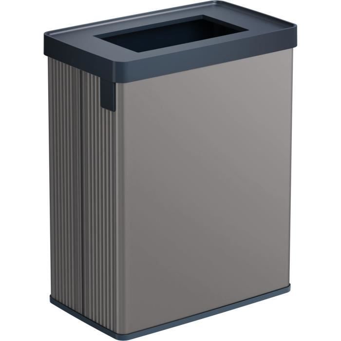 Poubelle de tri - VERTO - CURVER - 54 L - Gris perle