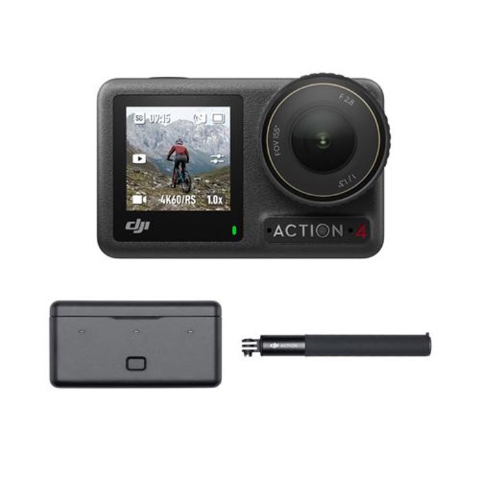 Caméra de sport Dji Osmo Action 4 Adventure Combo Noir