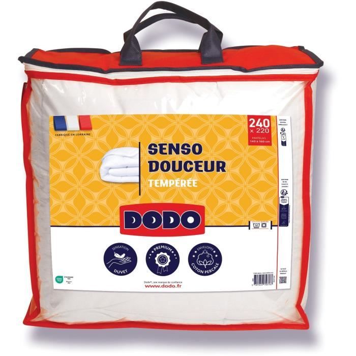Remplissage de couette DODO SENSO DOUCEUR Blanc 350 g/m² 220 x 240 cm