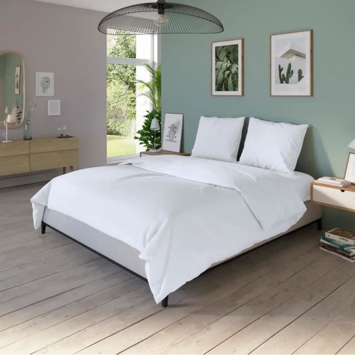 Housse de Couette DODO Antibacterial  Blanc 220 x 240 cm 240 x 220 cm
