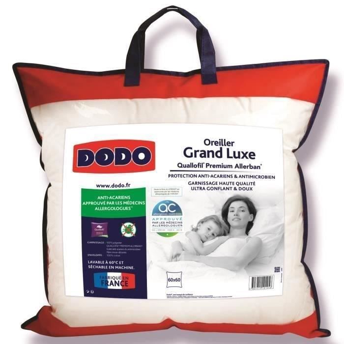Oreiller DODO Large Luxury Blanc 60 x 60 cm