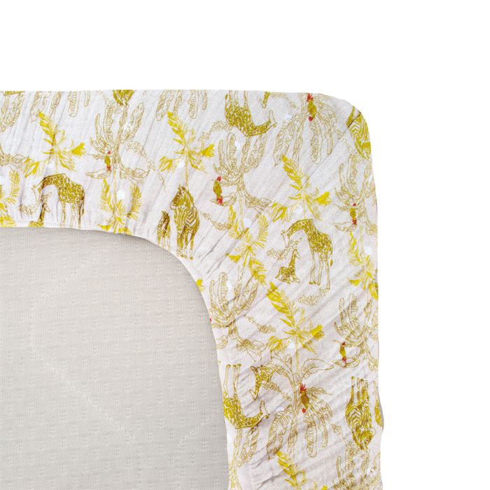 Drap housse jersey - DOMIVA - Honey Moon - 70 x 140 cm - Coton extensible - oeKO-TEX