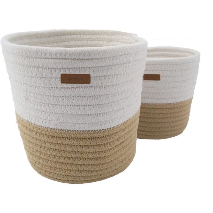 Panier Domiva Beige Coton