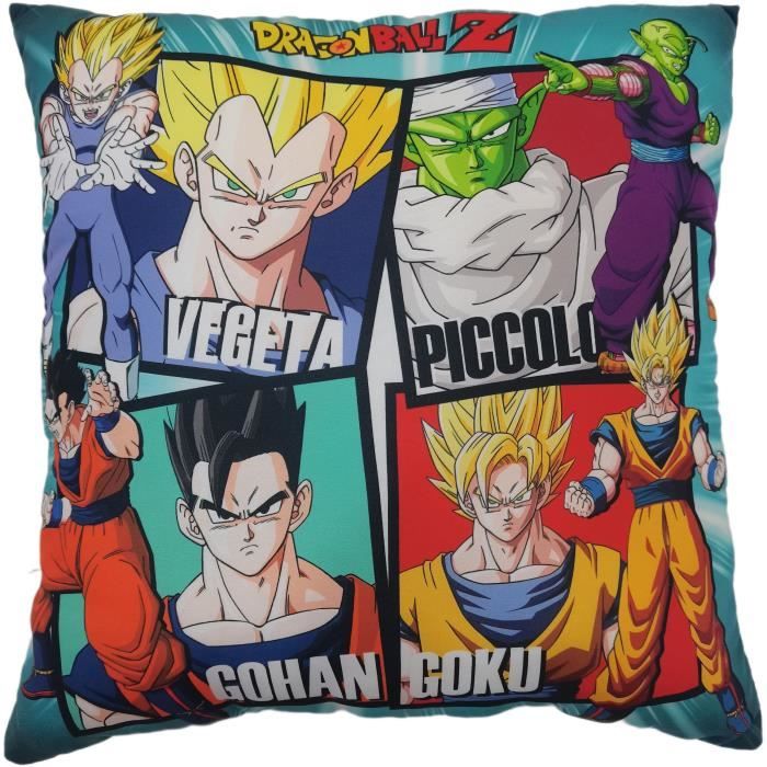 Coussin Dragon Ball 41 x 3 x 39 cm Multicouleur Polyester Imprimé Enfant
