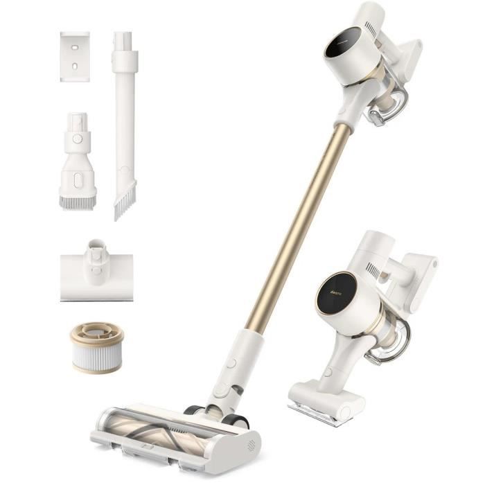 DREAME R10 - Aspirateur Balai sans Fil - Puissance 120AW, Autonomie 60 Min - Filtration avancée - Brosse Multi-Surfaces