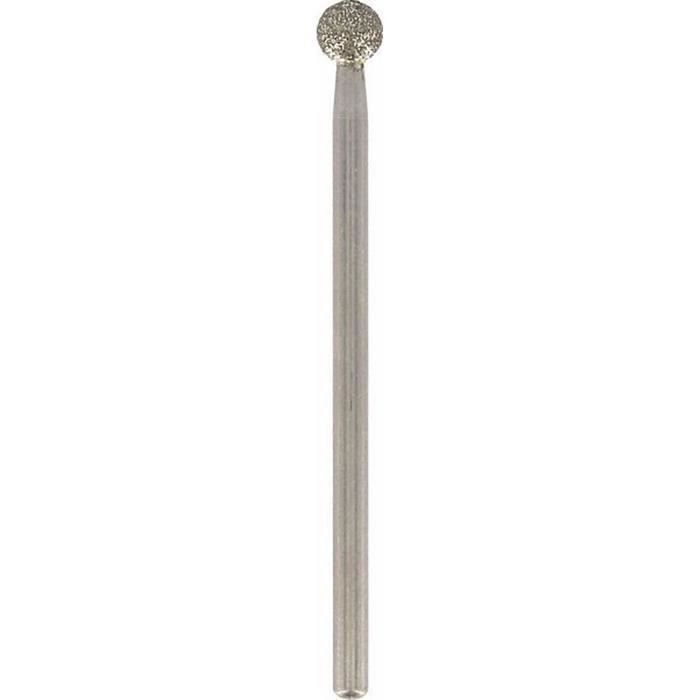 DREMEL - Lot de 2 pointes diamantées 4,4mm 7105 - Pour bois, céramique, verre et pierres semi-précieuses
