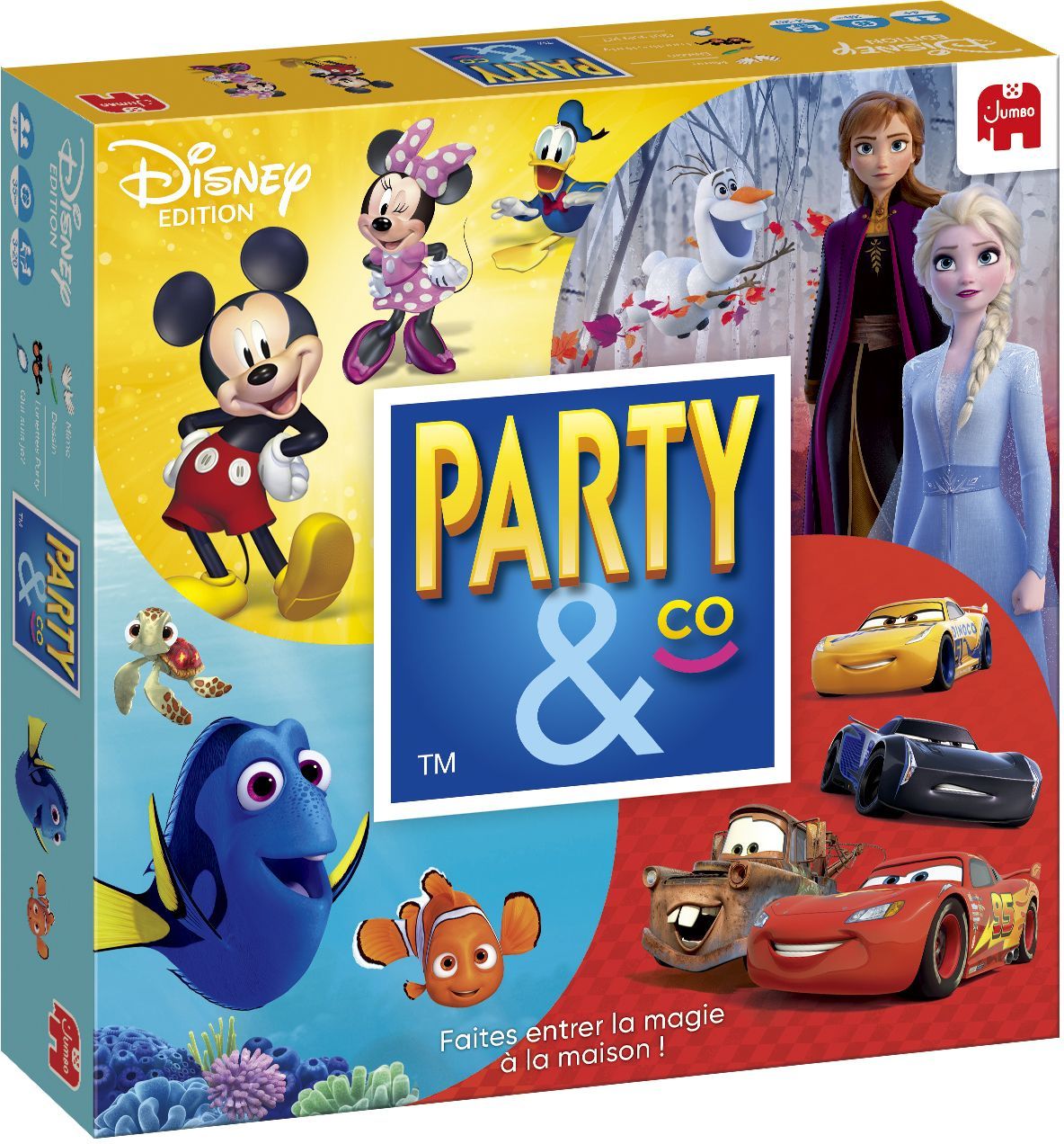 PARTY & CO Disney - Jeu de société - DUJARDIN - Défis autour de l'univers Disney pour toute la famille !