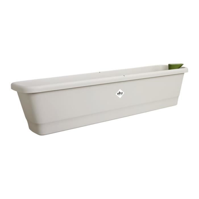 ELHO Balconniere Noa Xl - L 78 x W 20 x H 18 cm - Balcon,extérieur - 100% recyclé - Gris
