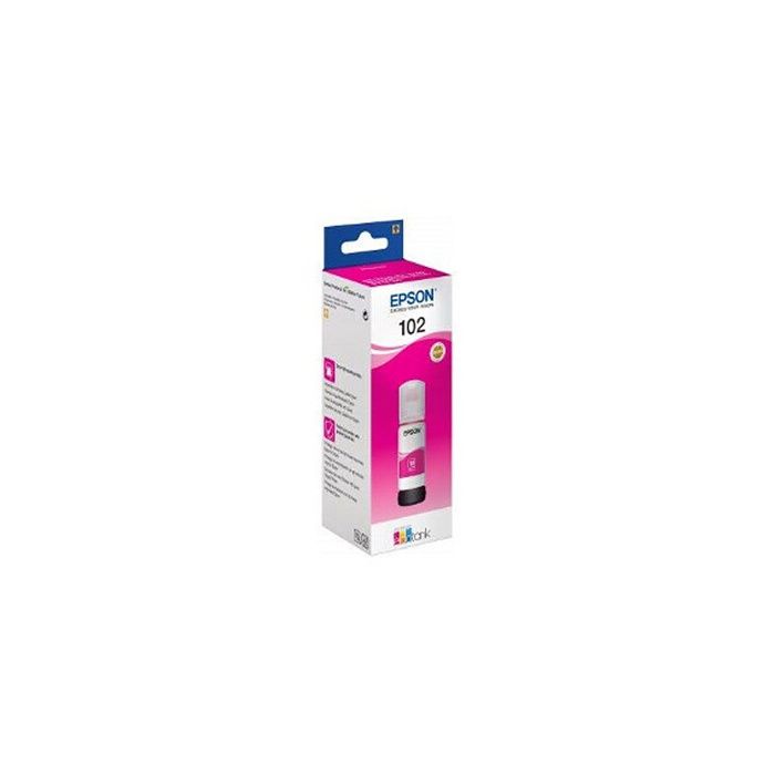 Epson 102 - 70 ml - magenta - original - réservoir d'encre - pour EcoTank ET-15000, 2750, 2751, 2756, 2850, 2851, 2856, 3850, 4750, 4850, 4856