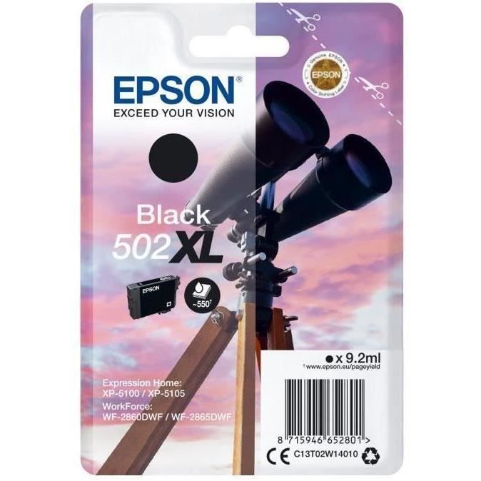 Cartouche d'encre Epson Jumelles 502XL (Noir)