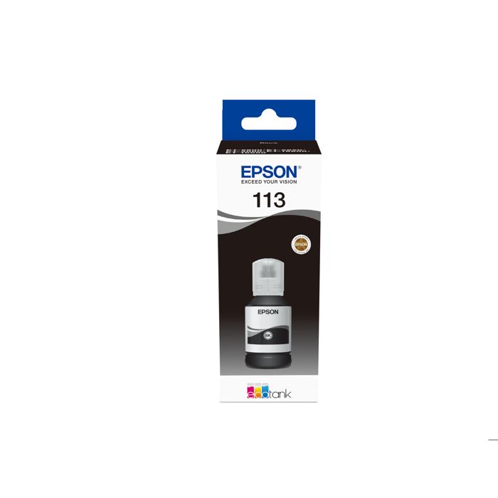 Epson EcoTank 113 - 127 ml - noir - original - recharge d'encre - pour EcoTank ET-16150, 5150, 5170, 5880, M16600, EcoTank Pro ET-16680, 5150, 5170, M16680