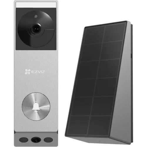 Sonnette vidéo - EZVIZ - EP3X PRO - Batterie double objectif 2K/1080p - Résistante aux intempéries