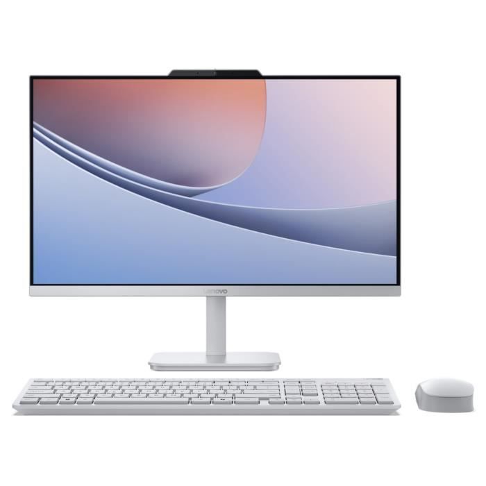 PC Tout-en-un LENOVO Lenovo A100 | Sans Windows - 24 FHD - Core i3-N305 - 16Go - 512 Go - Clavier + Souris sans fil