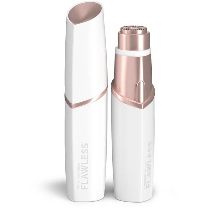 Éliminateur de Duvet Visage Rechargeable  par USB - FLAWLESS FINISH - Flawless Face - Doux et sans danger - Blanc