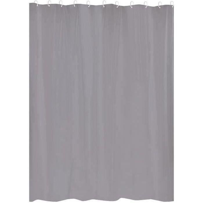 Rideau de Douche Gelco Gris 180 x 200 cm
