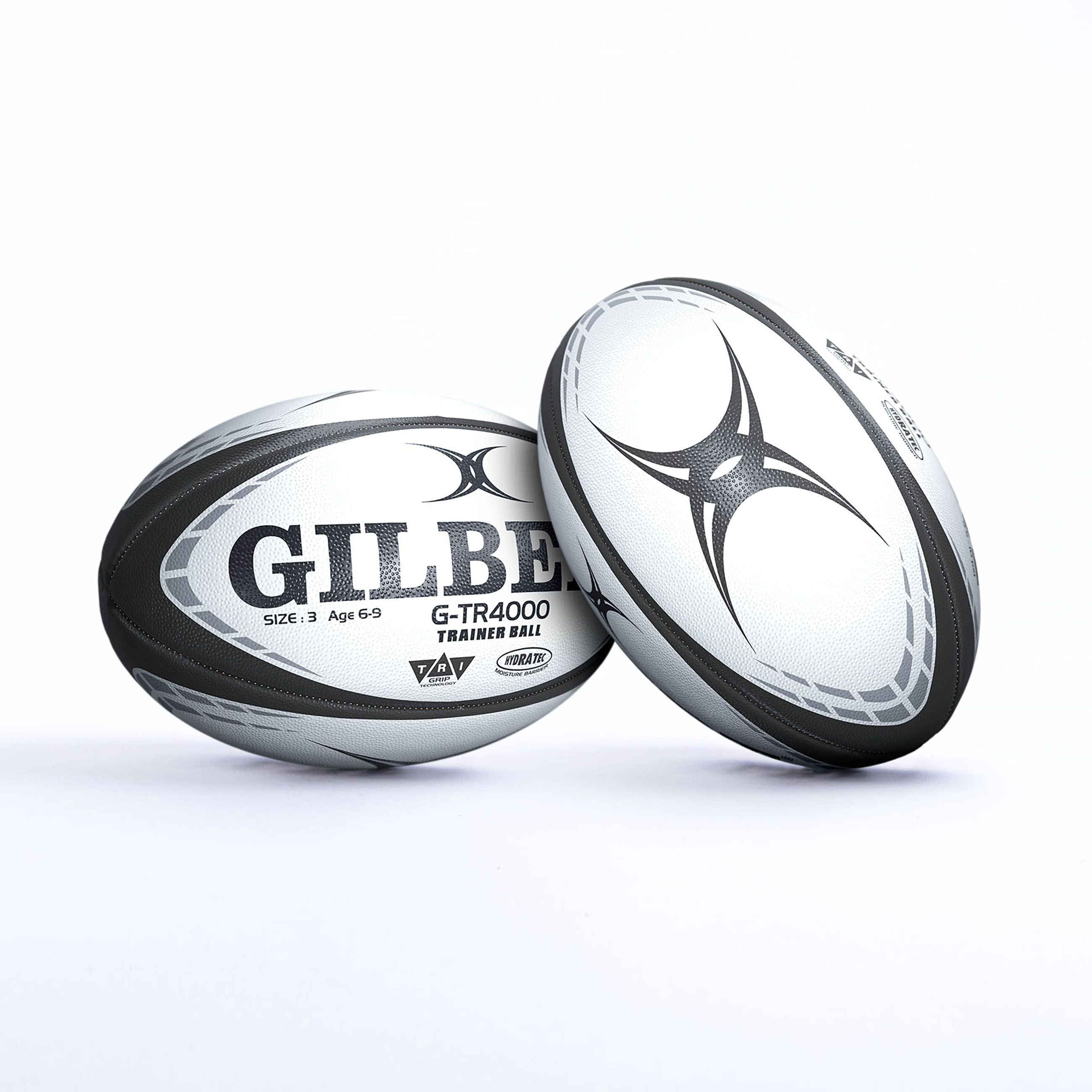 Ballon de Rugby Gilbert G-TR4000 TRAINER Multicouleur 3 Noir