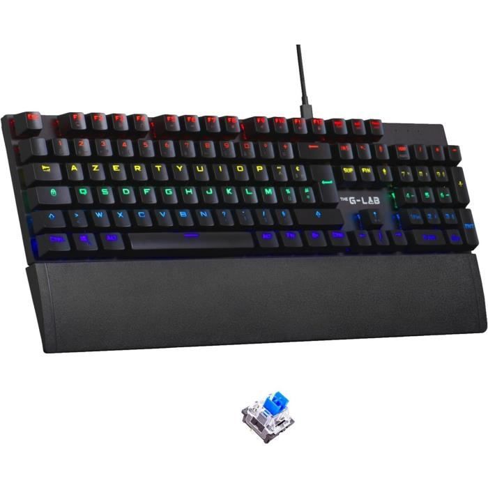 Clavier Bluetooth The G-Lab AZERTY Noir Français