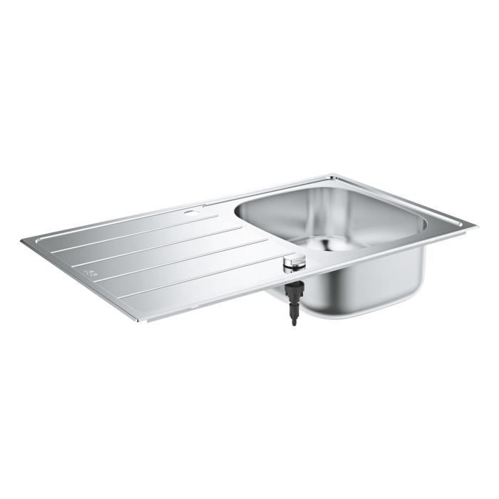 Évier simple Grohe 31552SD1 Gris