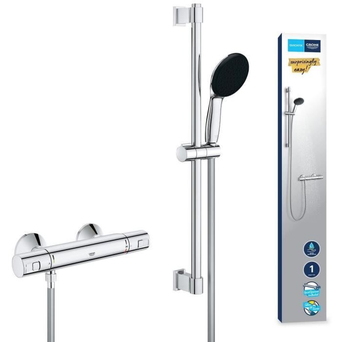 Colonne de douche Grohe Precision Start Chrome Métal