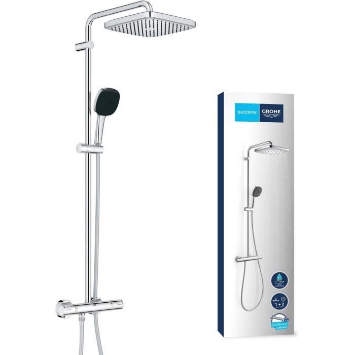 Colonne de douche Grohe Vitalio Comfort 250 ABS 22 mm 25 cm