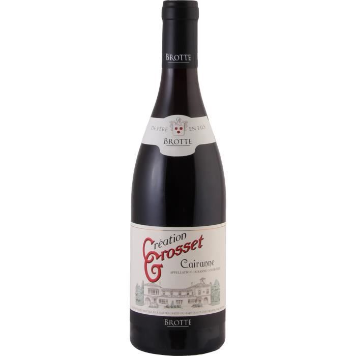 BROTTE Création Grosset 2022 Cairanne - Vin rouge de la Vallée du Rhône