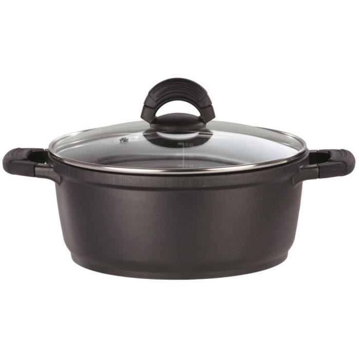 Casserole GSW 30 x 16 x 33 cm Noir Ø 28 cm