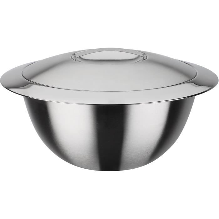 Saladier GSW DESIGN 20 cm Argenté Métal Acier inoxydable 2 L Thermique 2 Pièces (2 Unités)
