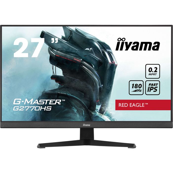 Ecran PC Gamer - IIYAMA - 27 - FHD - 180Hz  - Dalle IPS - 0,2ms - G2770HS-B1
