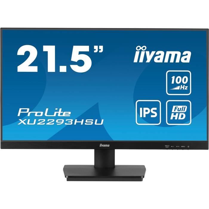 Ecran PC - IIYAMA -  22 -  FHD - 100Hz -  Dalle IPS - 1ms - XU2293HSU-B7