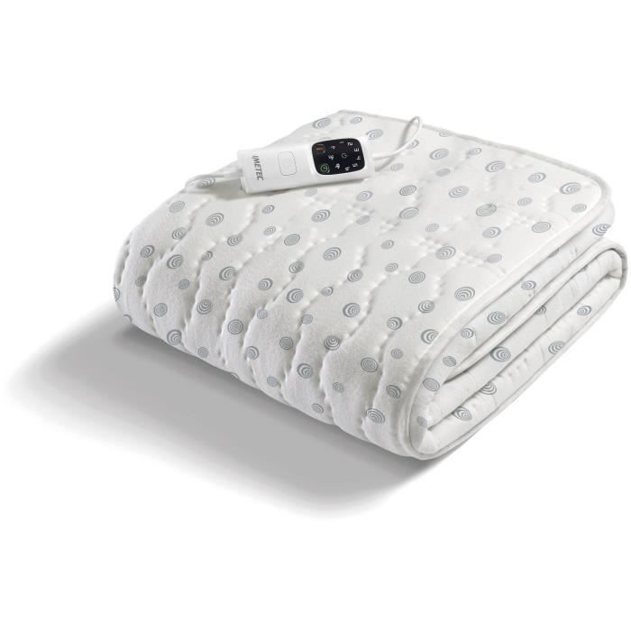 Couverture Chauffante IMETEC 16630 Blanc/Gris